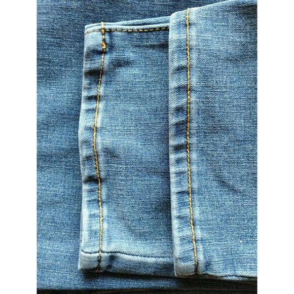 Time And Tru Jeans 20 High Rise Curvy Stretch Straight Casual - Picture 13 of 16